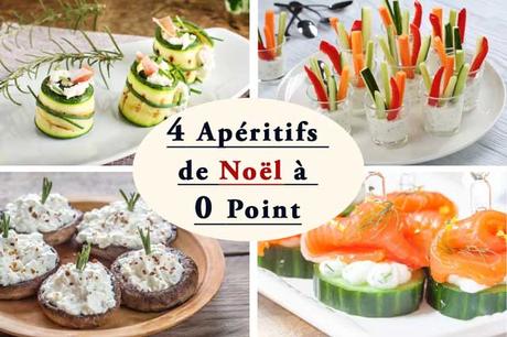 4 apéritifs de Noël à 0 point