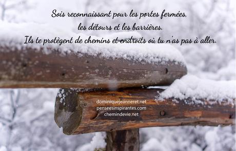 Les détours et les barrières