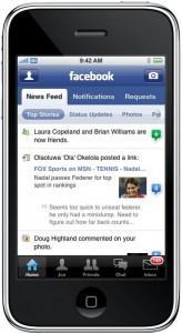 Facebook 2.0 pour iPhone