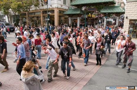 Rassemblement de zombies