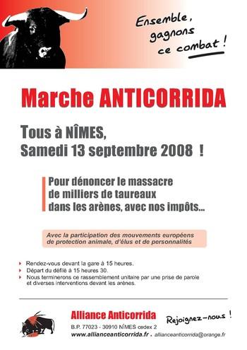 Manifestation à Nîmes ce 13 septembre