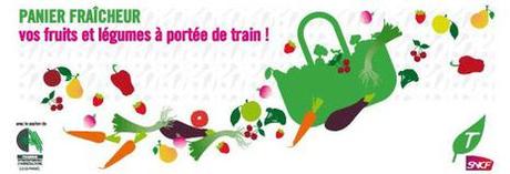 Des paniers de légumes frais dans les gares SNCF