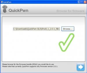 Tuto QuickPwn GUI, jailbreak 2.0.1 2.0.2 installer