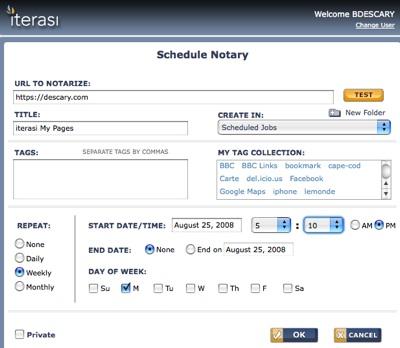 iterasi-horaire Planifiez vos captures de pages Web avec iterasi 