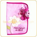 Protège carnet de santé Rêves en rose
