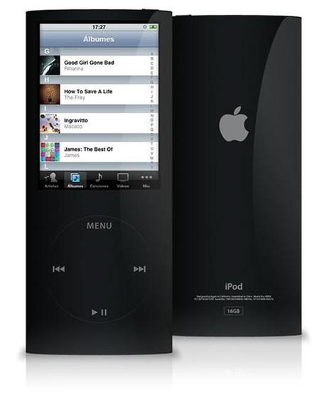 Mock-up de l’iPod nano 4G