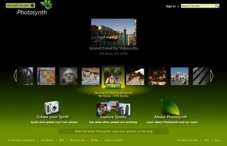 Photosynth, vos photos en 3D