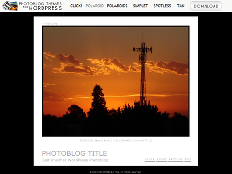 Wordpress: 6 Themes pour photoblog gratuit + traduction Fr