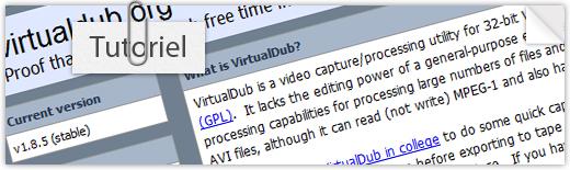 Virtualdub : 80 tutoriels en français