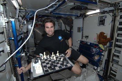 partie d'échecs dans l'espace