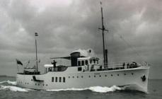 HMS Aisha à l'époque de la Dad's Navy
