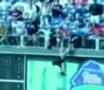 vidéo enfant chute tribune baseball