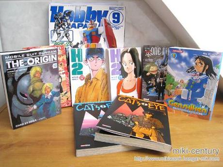 Adachi, One piece, gundam the Origin sont au programme. On oublie sa bible non plus !