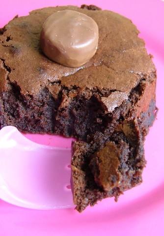 Gâteau au chocolat & caramel sans beurre... et sans remords