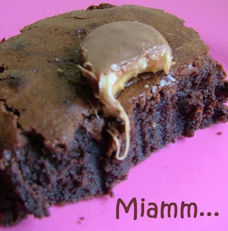 Gâteau au chocolat & caramel sans beurre... et sans remords