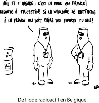De l’iode radioactif en Belgique