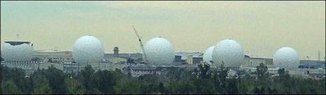 Radar domes.