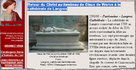 Retour du Christ au tombeau de Claus de Werve à la cathédrale de Langres Langres.bmp