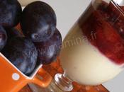 Verrines compotée quetsches leur crème épicée