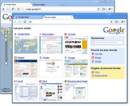 Google : lancement du navigateur Chrome