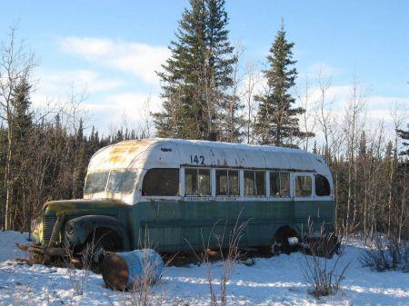 The Magic Bus, endroit où Alexander Supertramp va vivre plusieurs mois en Alaska