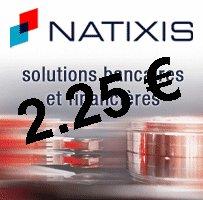 Augmentation de capital Natixis au prix de 2.25 euros !