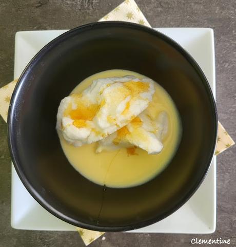 Œufs à la neige à la truffe