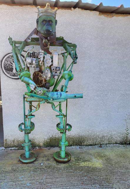 Spiktri Street Art Universe à Ferrals-Les-Corbières et déjeuner au Restaurant Tournedos à Lézignan-Corbières (Aude)