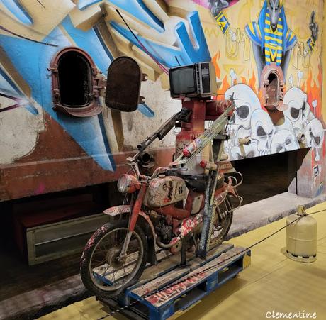 Spiktri Street Art Universe à Ferrals-Les-Corbières et déjeuner au Restaurant Tournedos à Lézignan-Corbières (Aude)