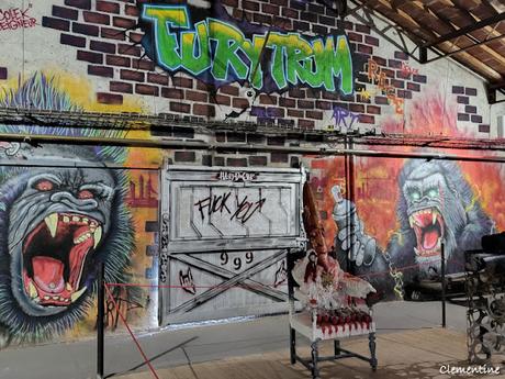 Spiktri Street Art Universe à Ferrals-Les-Corbières et déjeuner au Restaurant Tournedos à Lézignan-Corbières (Aude)