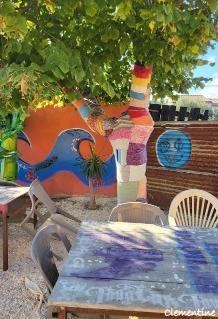 Spiktri Street Art Universe à Ferrals-Les-Corbières et déjeuner au Restaurant Tournedos à Lézignan-Corbières (Aude)