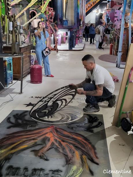 Spiktri Street Art Universe à Ferrals-Les-Corbières et déjeuner au Restaurant Tournedos à Lézignan-Corbières (Aude)