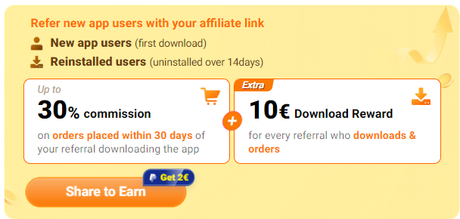 Mises à jour du programme d'affiliation TEMU: Jusqu'à 100000 € par mois !