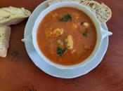 Bloody Mary soupe moules