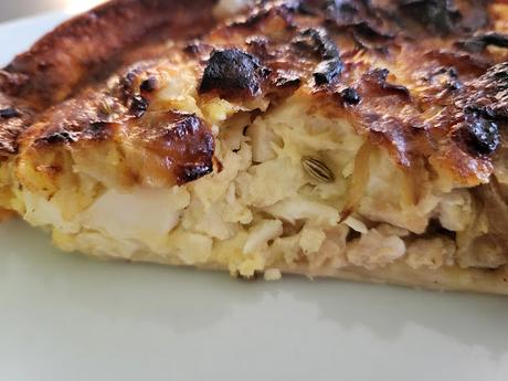 Tarte de wraps au fromage et chou-fleur à l'airfryer Tarte de wraps au fromage et chou-fleur à l'airfryer