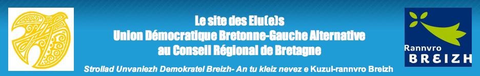 Le site des élu(e)s UDB-GA du Conseil Régional de Bretagne