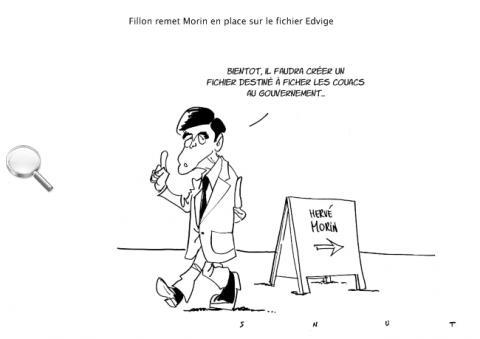 Clash Fillon / Morin à propos du fichier Edvige