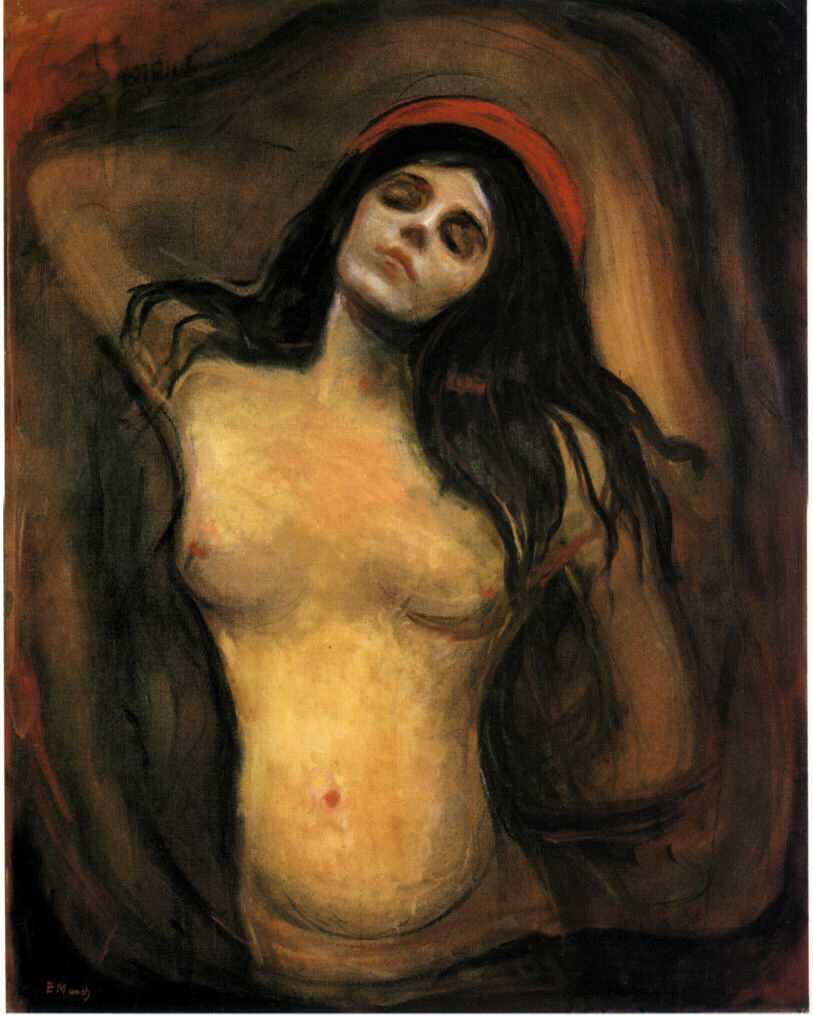 La Madonne - E. Munch, 1894.