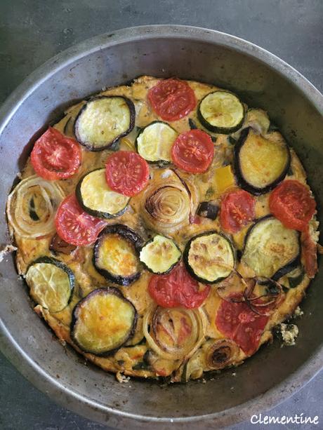 Flan Provençal aux légumes d'été