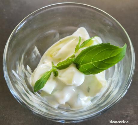 Salade de concombre au yaourt Salade de concombre au yaourt