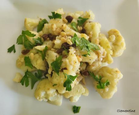 Chou-fleur à l'ancienne à la poêle de Sophia Loren Chou-fleur à l'ancienne à la poêle de Sophia Loren