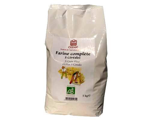 Farine complète 5 céréales bio chez le Portail Bio
