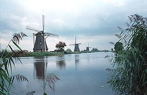 Les moulins de Kinderdijk - Pays-Bas