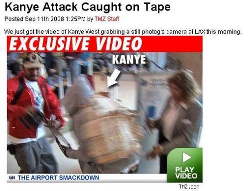 Kanye West en garde à vue suite à une altercation à l'aéroport de Los Angeles - Vidéo