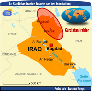 [Irak] Inondations meurtrières dans le Kurdistan irakien
