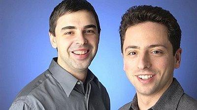 Larry Page et Sergey Brin, les deux créateurs de Google. 