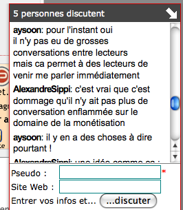 jabbify Jabbify, ajoutez un service de messagerie instantanée sur votre blogue 