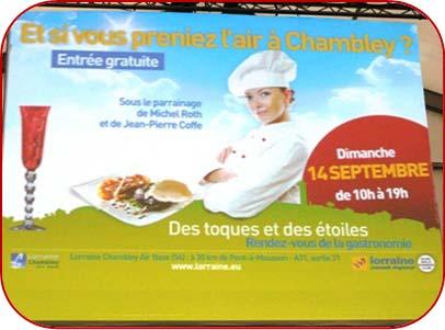 Dégustation de produits lorrains et recettes de grands chefs à Chambley