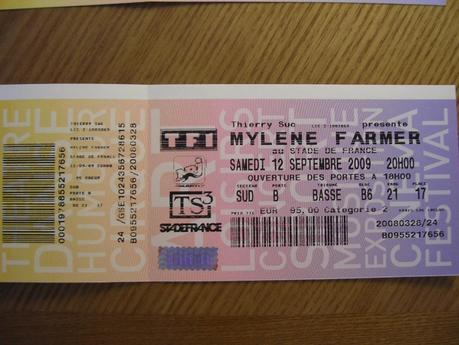 Mylène FARMER, stade de France le 12/09/2009