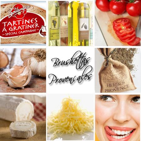 Brushettas provençales...